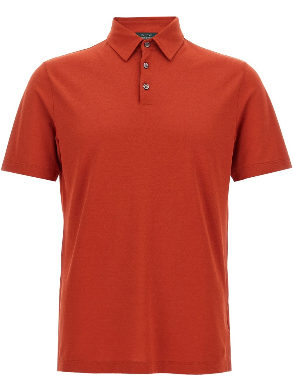 Zanone cotton polo shirt - Brown