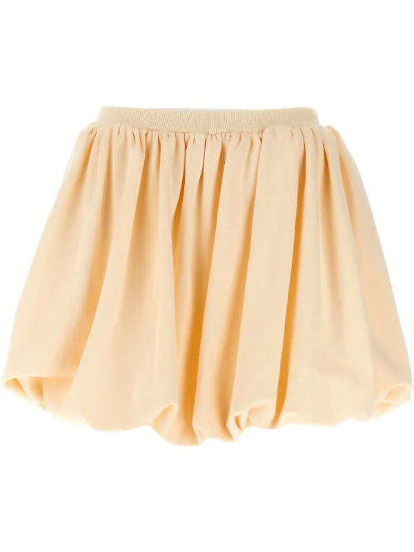 Marni Pleated Mini Skirt in White