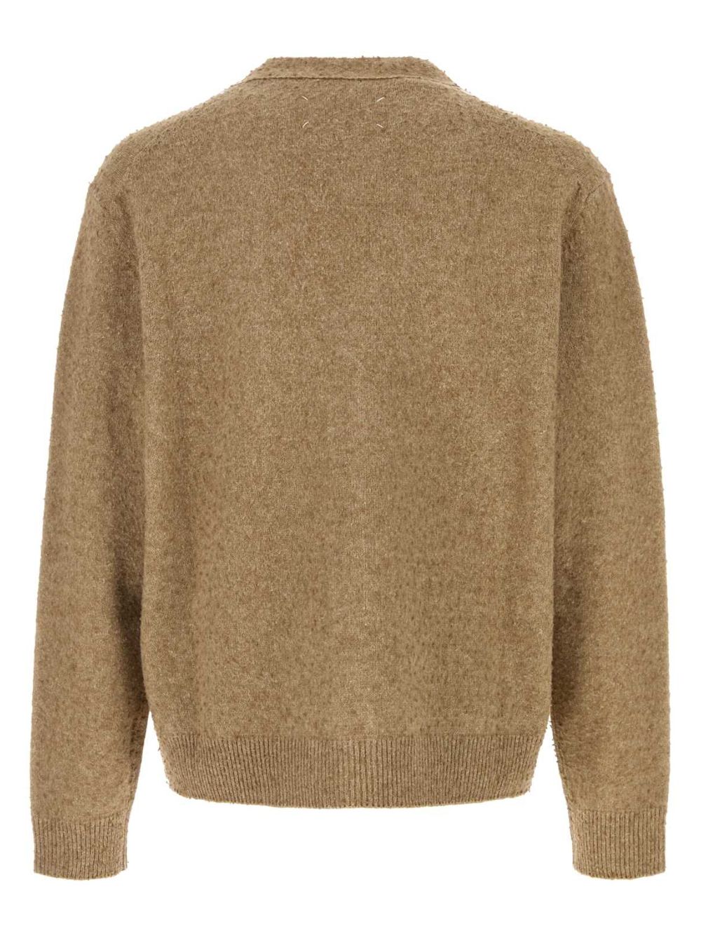 Maison Margiela mélange-effect cardigan - Bruin