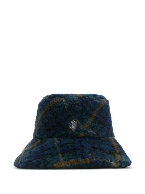Burberry checked flannel bucket hat