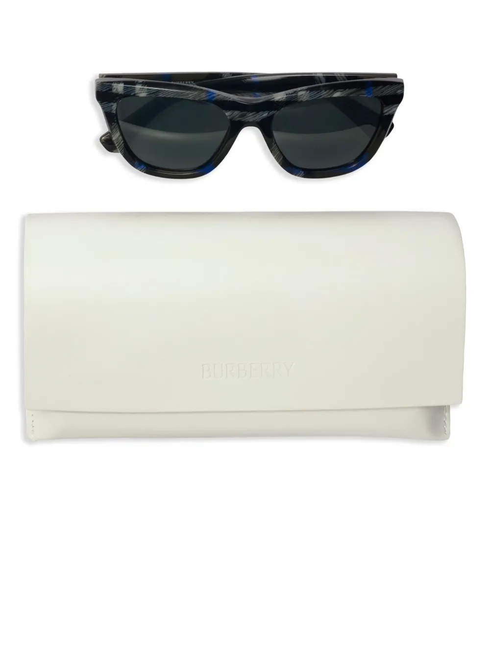 Burberry Code Cat-eye Sunglasses In Grey