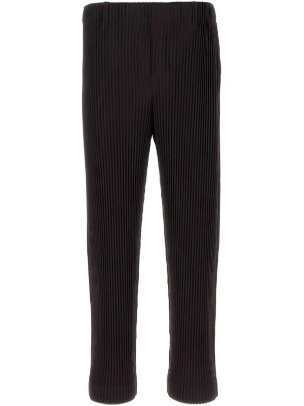Homme Plissé Issey Miyake プリーツ パンツ | パープル | FARFETCH JP