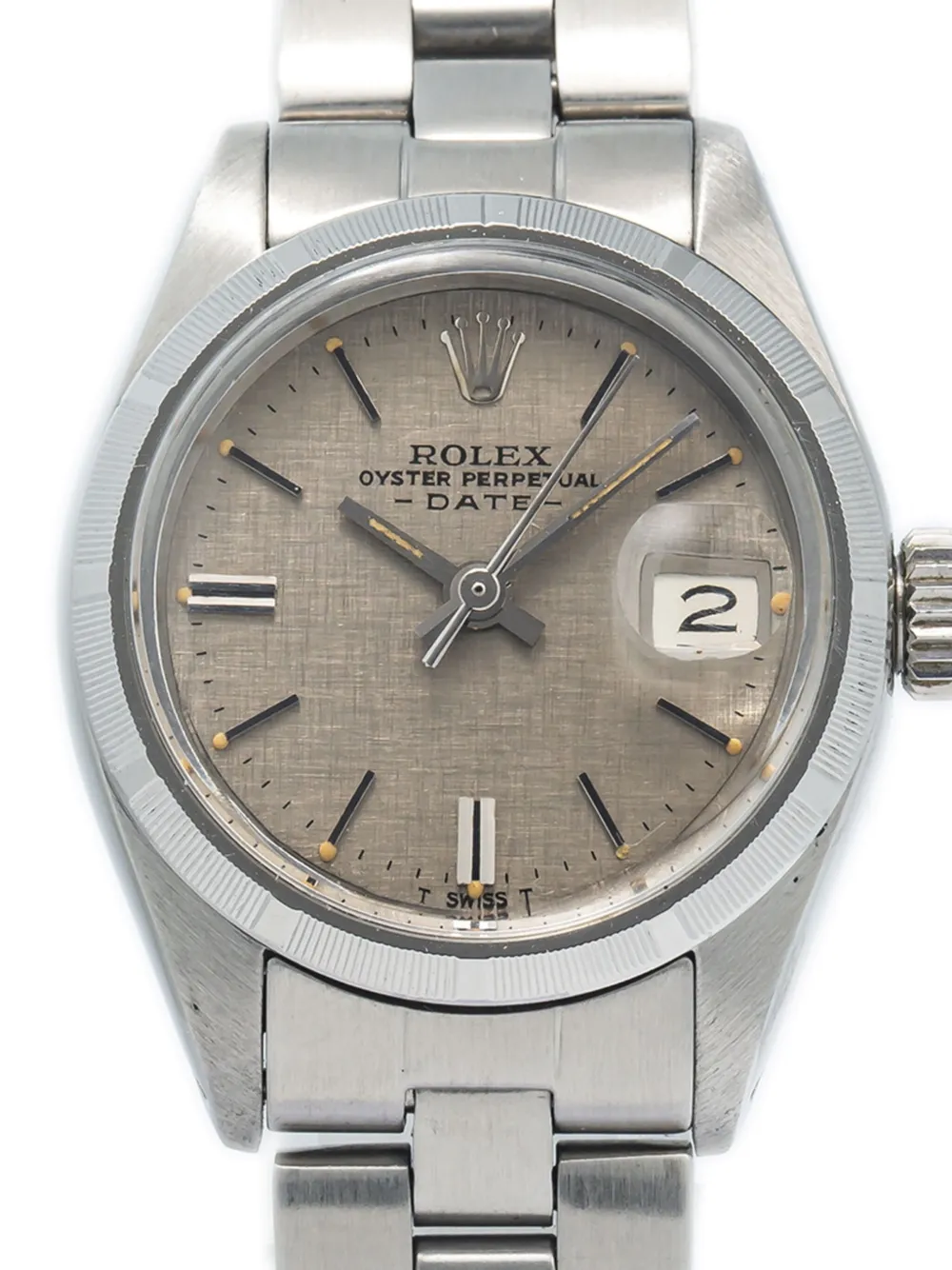 Pre-owned Rolex Oyster Perpetual Date 26mm In Neutrals