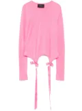 Simone Rocha long sleeves T-shirt - Pink