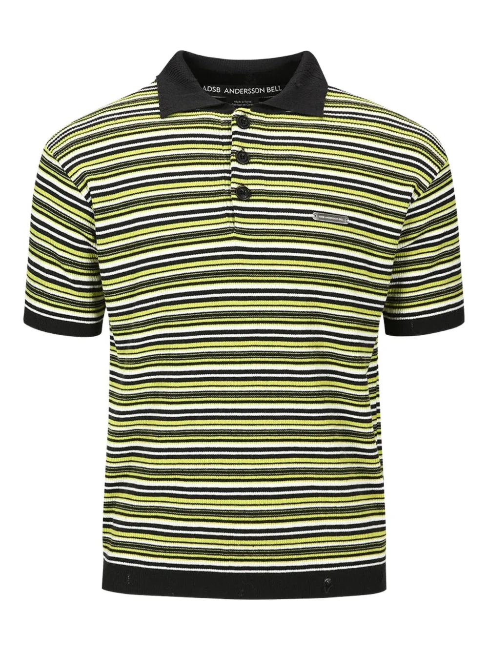 Andersson Bell Gestreept poloshirt Groen