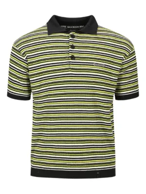 Tシャツ・カットソー ANDERSSON BELL FW22 'Portela' polo shirt (ATB767W MLTPNK) Andersson bell 'portela' polo shirt available on julian