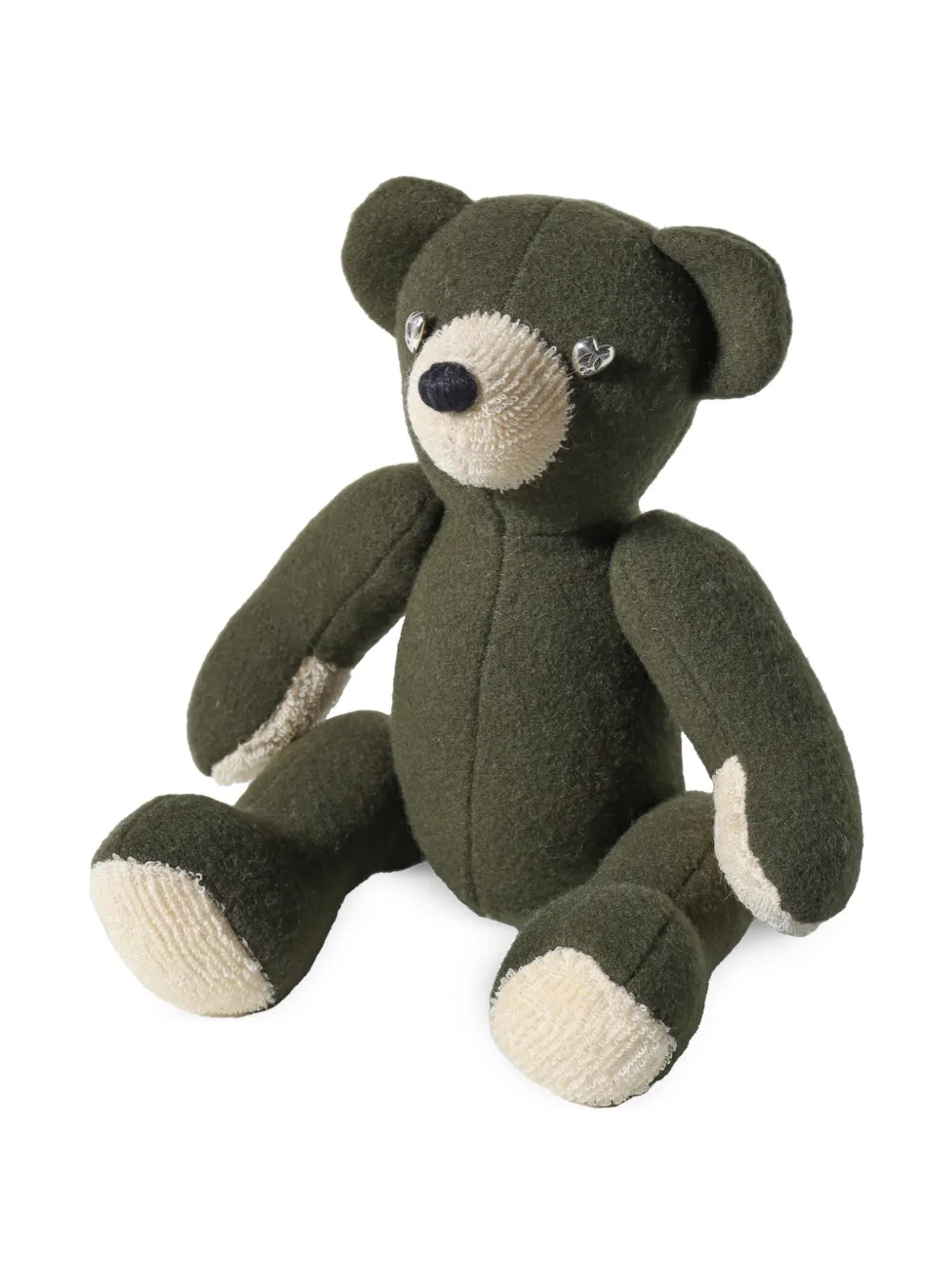 Readymade Teddybeer met logopatch - Groen