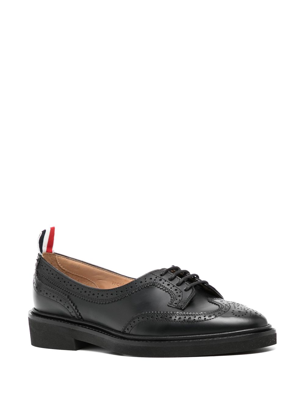 Thom Browne lac-up fastening shoes - Black