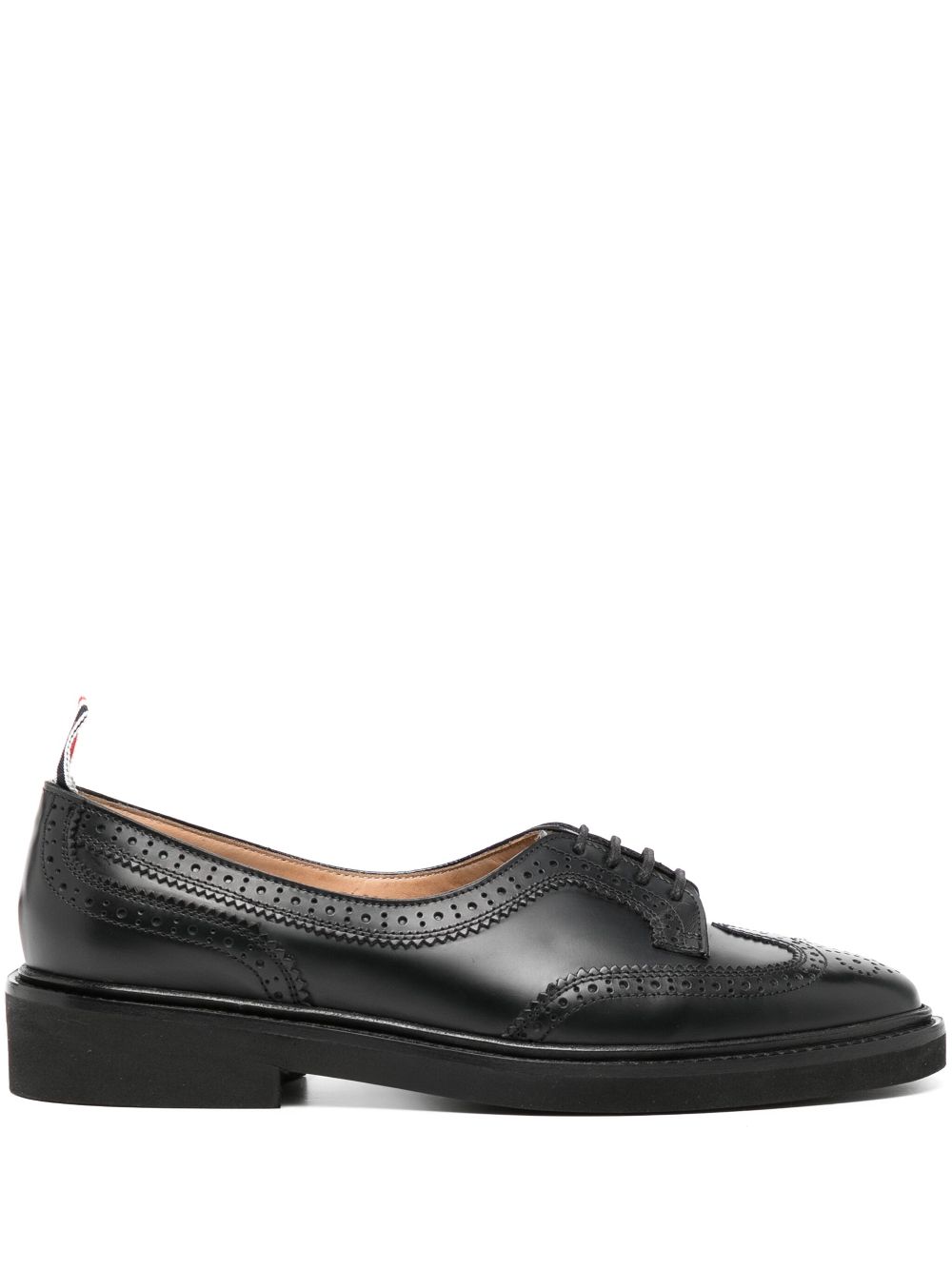 Thom Browne lac-up fastening shoes - Black