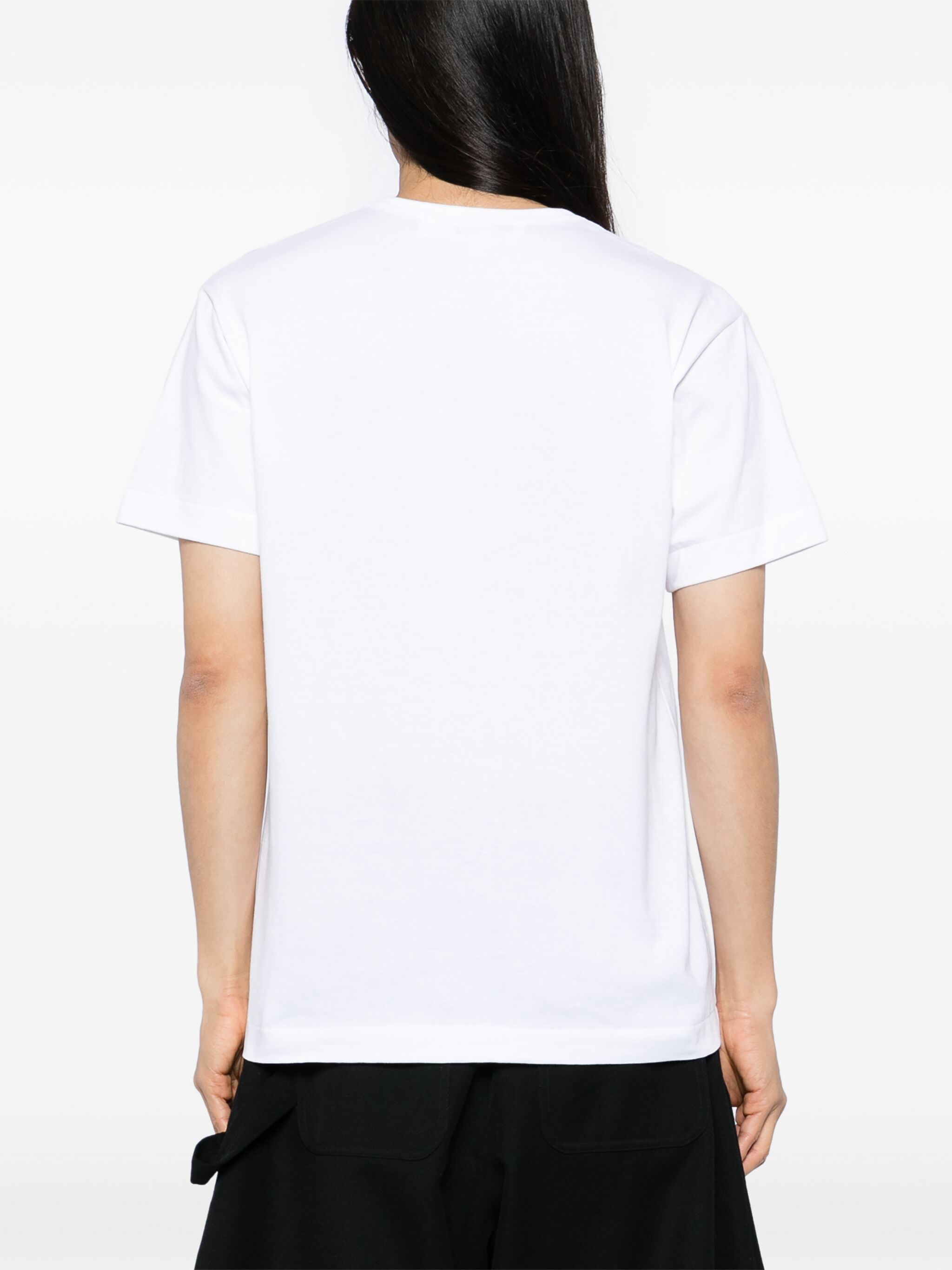 rhinestone-embellished embroidered T-shirt — Image 5