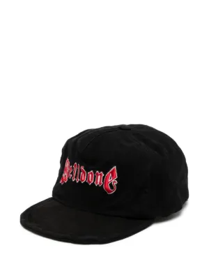 Supreme x GOODENOUGH Crushed Rayon Camp Cap | Black | FARFETCH ID