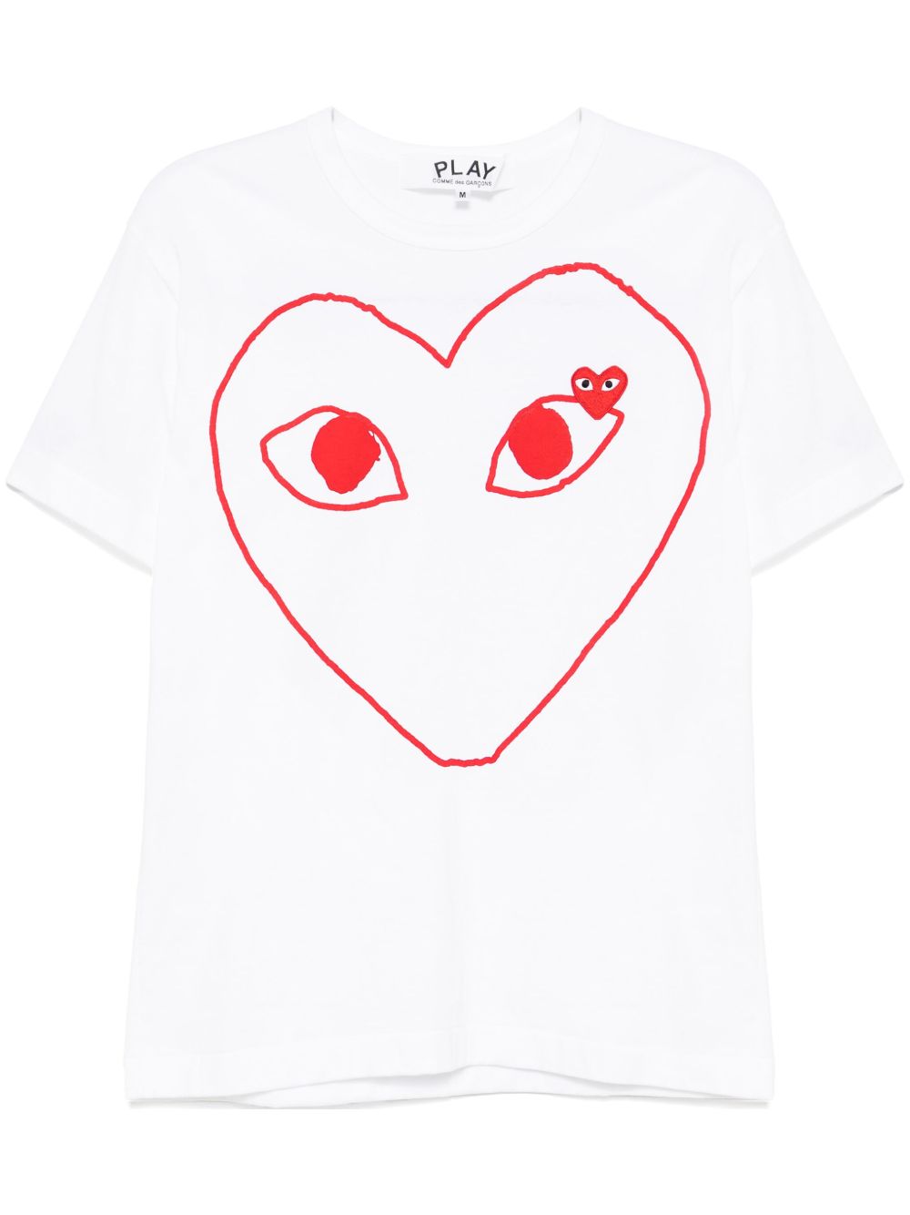 Comme Des Garçons Play logo patch T-shirt