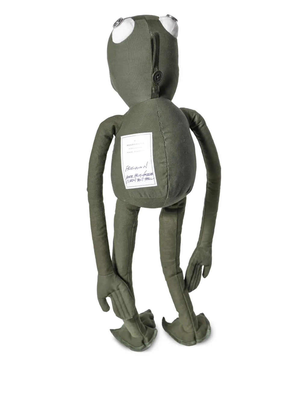 Readymade Frogman Figurine In Green