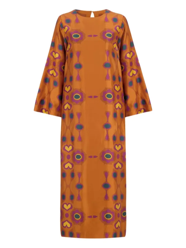knee length dresses for ladies Shirley Midi in Amable Olive L main image 1