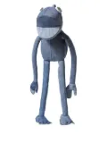 Readymade denim frog stuffed toy - Blue