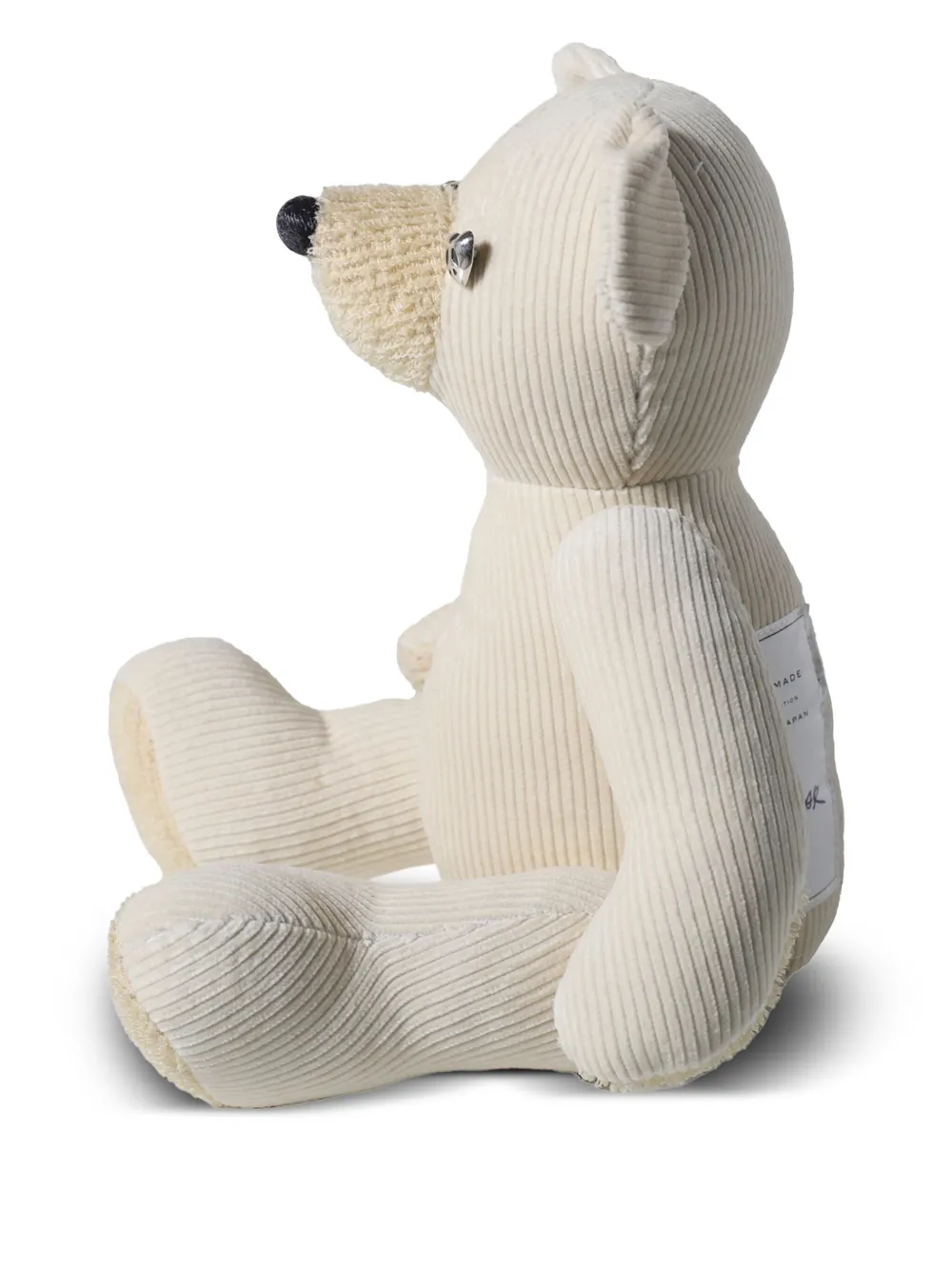 Readymade Teddybeer met logopatch - Wit