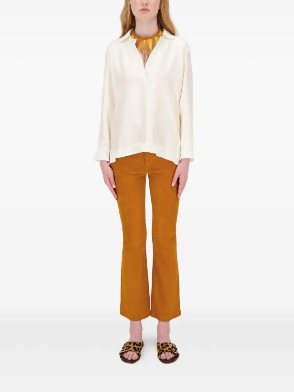 PAULA Diane silk blouse - Beige