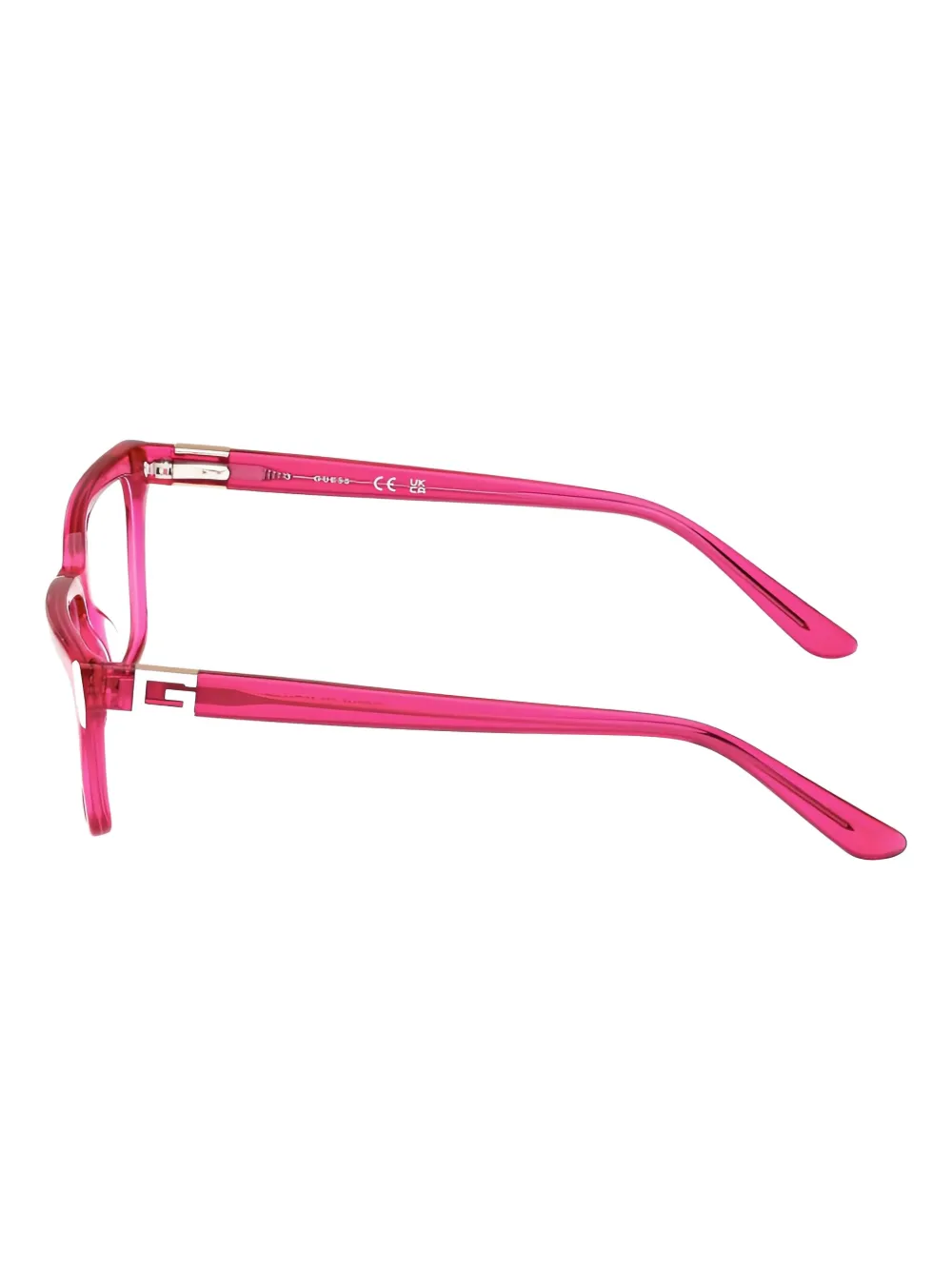 GUESS EYEWEAR Bril met rechthoekig montuur Roze
