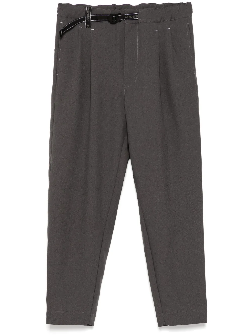 And Wander Melange twill broek Grijs