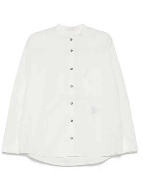 Chemise à col officier - and Wander - Modalova