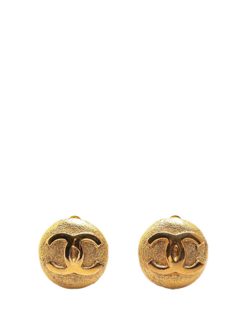 1980-1990 Gold Plated CC Clip On Earrings costume earrings