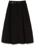 and Wander cargo pocket skirt - Black