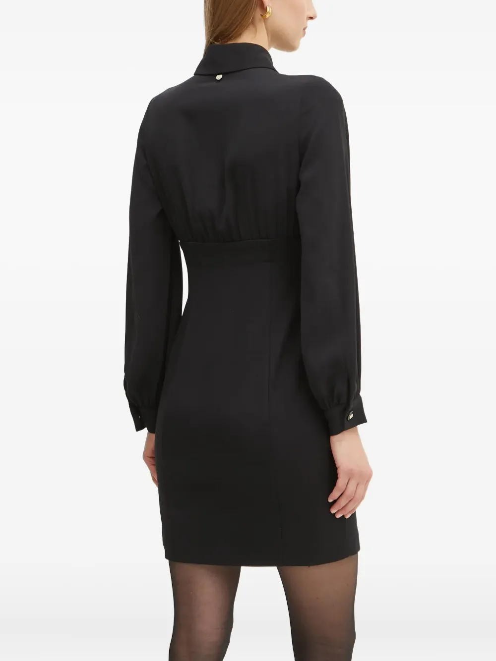 LIU JO Jurk met knoopdetail Zwart