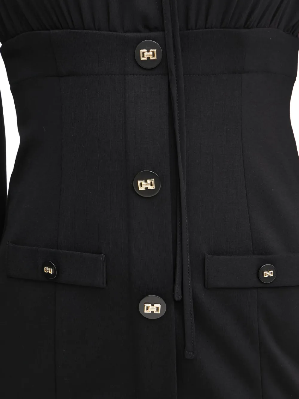 LIU JO Jurk met knoopdetail Zwart