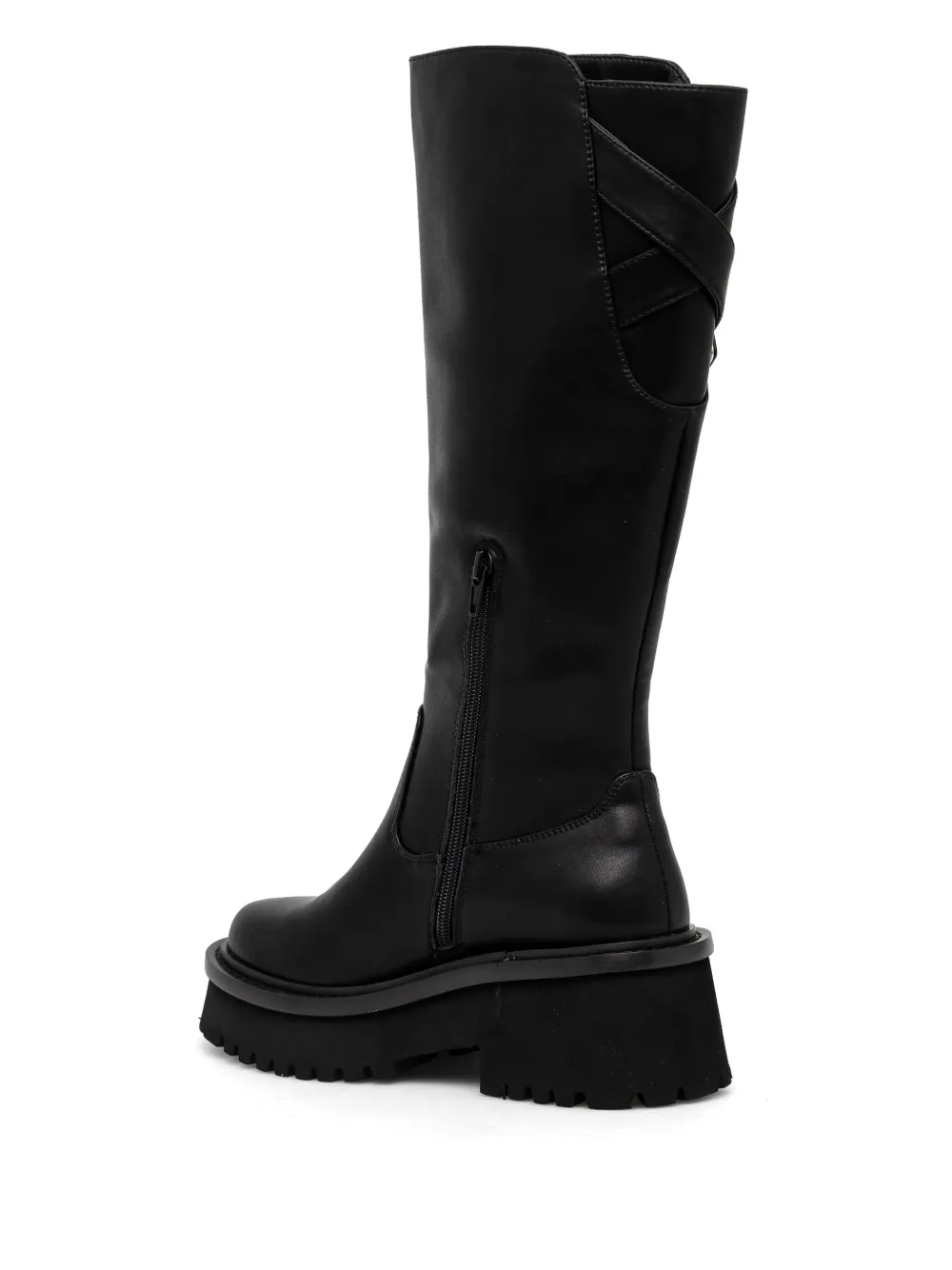 LIU JO leather boots Black