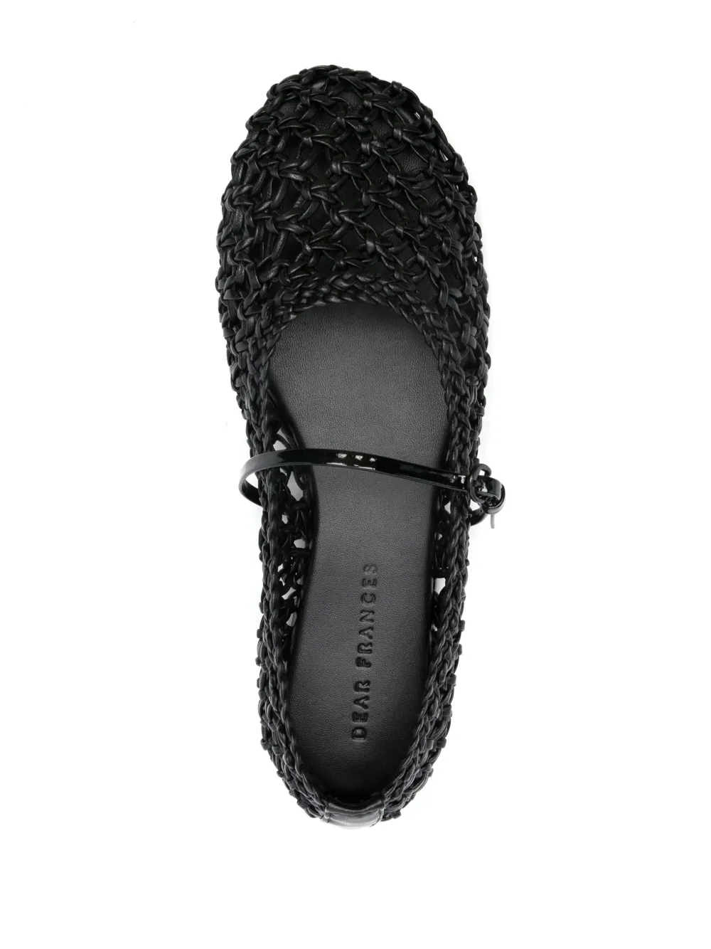 Dear Frances Balla Weave ballet flats Black