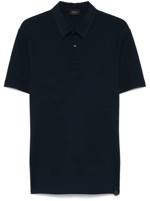 Brioni piqué cotton polo shirt 