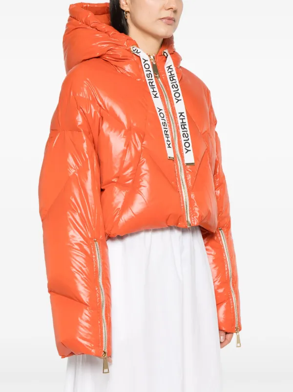 Khrisjoy Kris クロップド パデッドジャケット | オレンジ | FARFETCH JP