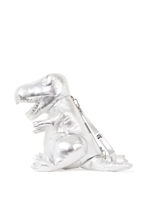 Maison MIHARA YASUHIRO T-Rex Shoulder Bag | Silver | FARFETCH