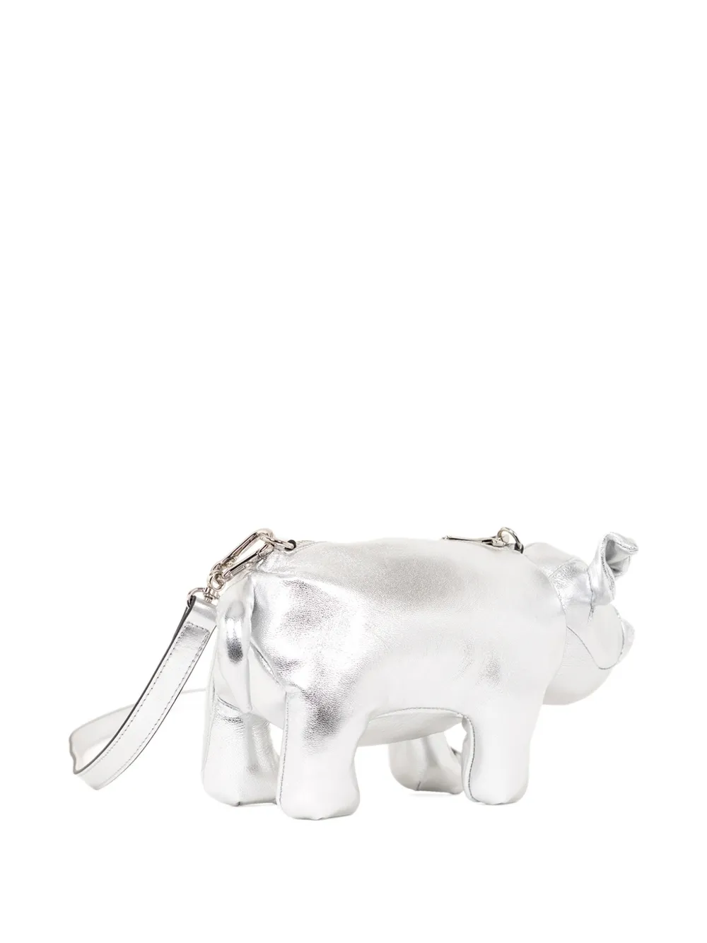 Maison MIHARA YASUHIRO Dolls Pig schoudertas Zilver