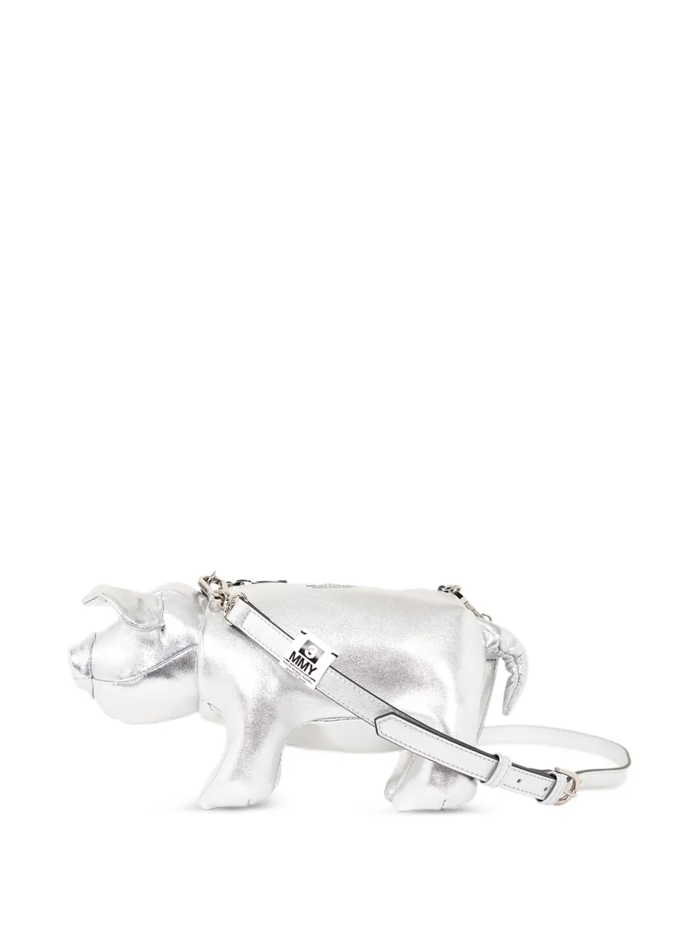 Maison MIHARA YASUHIRO Dolls Pig shoulder bag - Argento