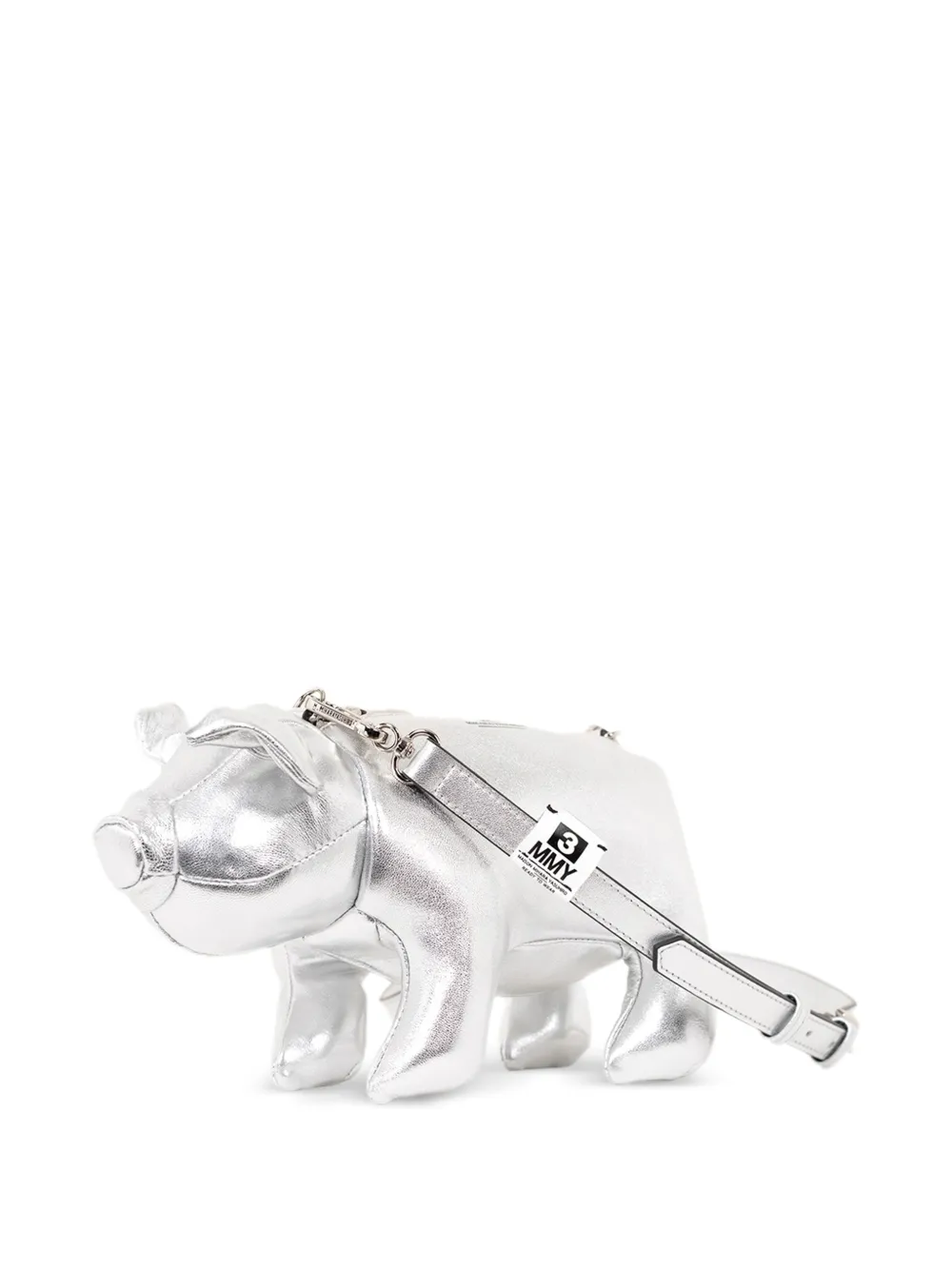 Maison MIHARA YASUHIRO Dolls Pig schoudertas Zilver