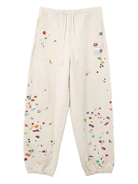 Maison MIHARA YASUHIRO Sticker graphic-print track pants