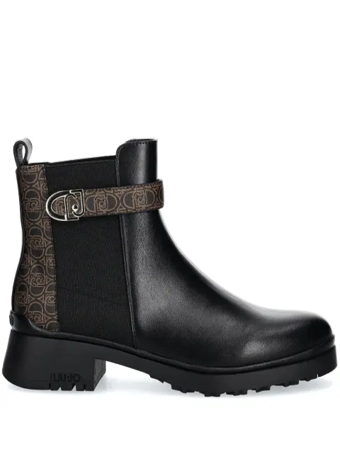 LIU JO monogram-pattern boots 
