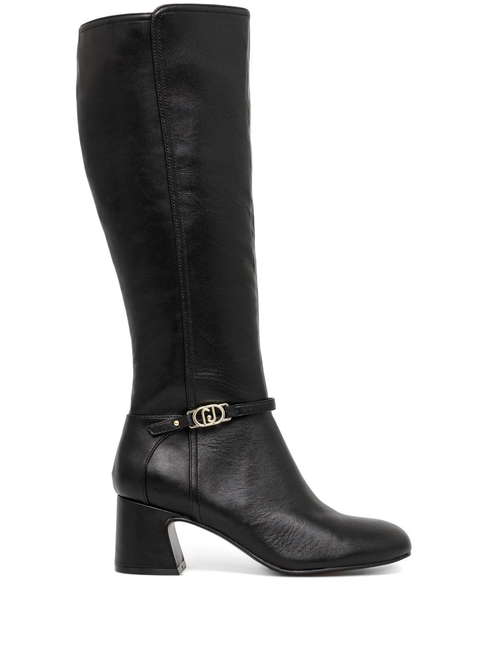 LIU JO leather boots Black