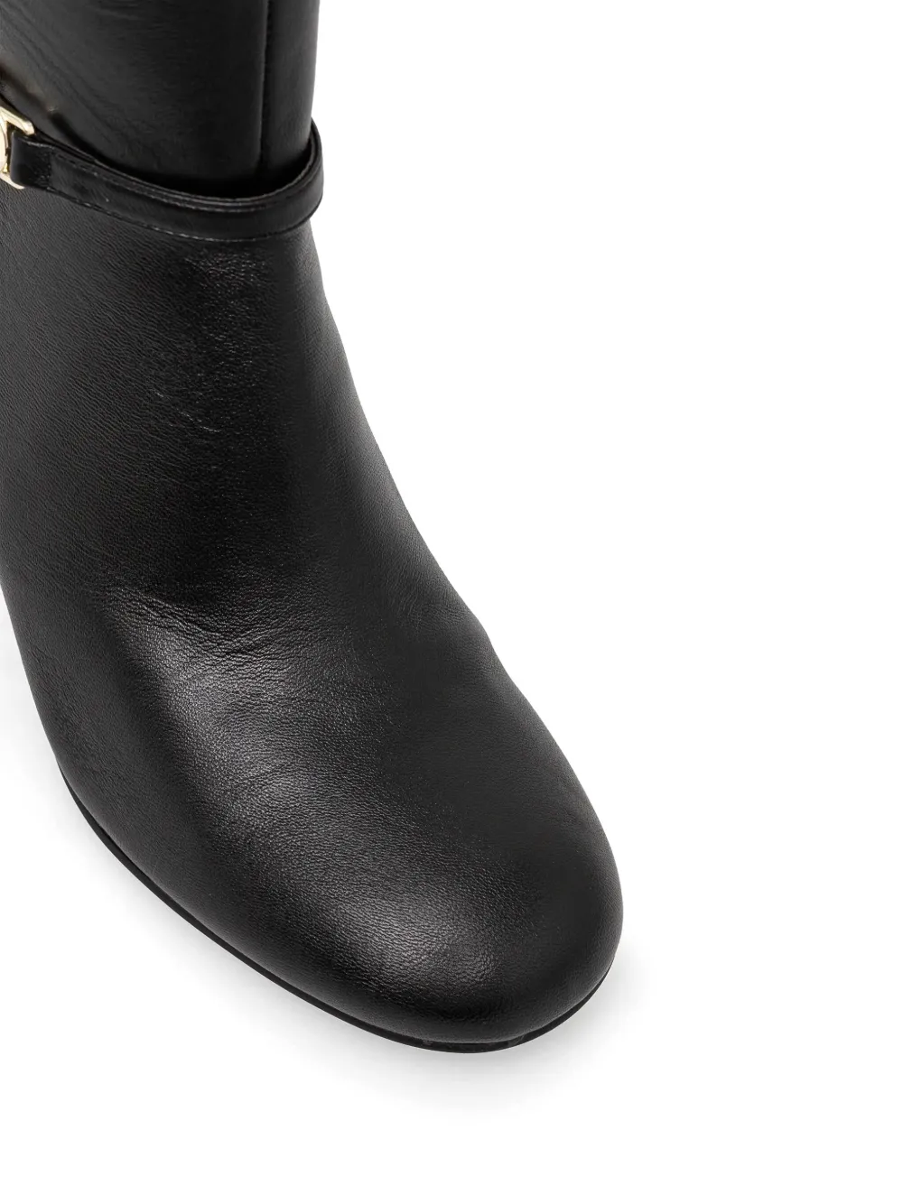 LIU JO leather boots Black