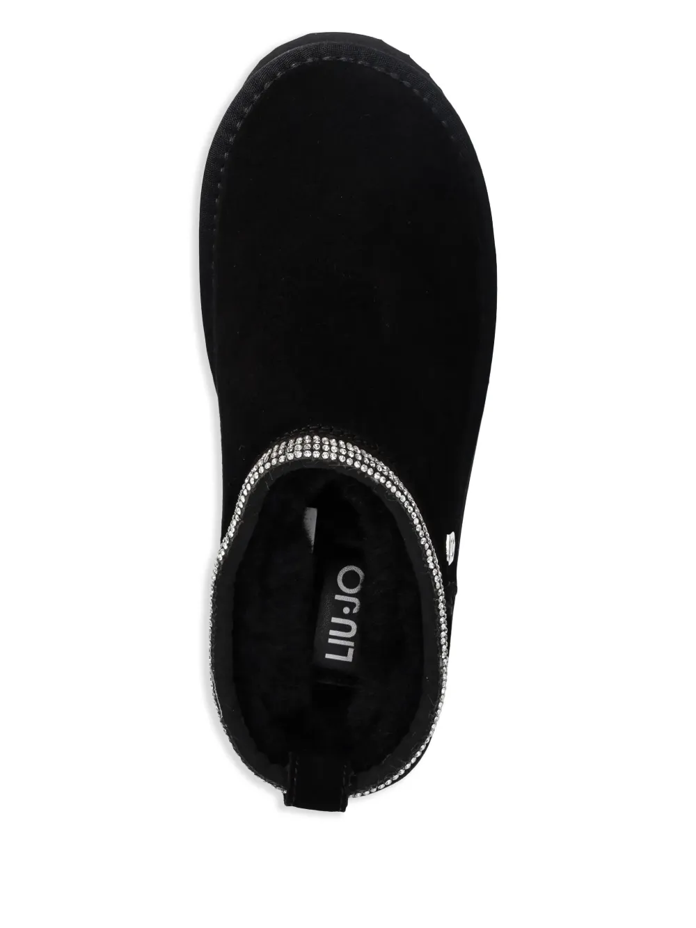 LIU JO suede slippers Black