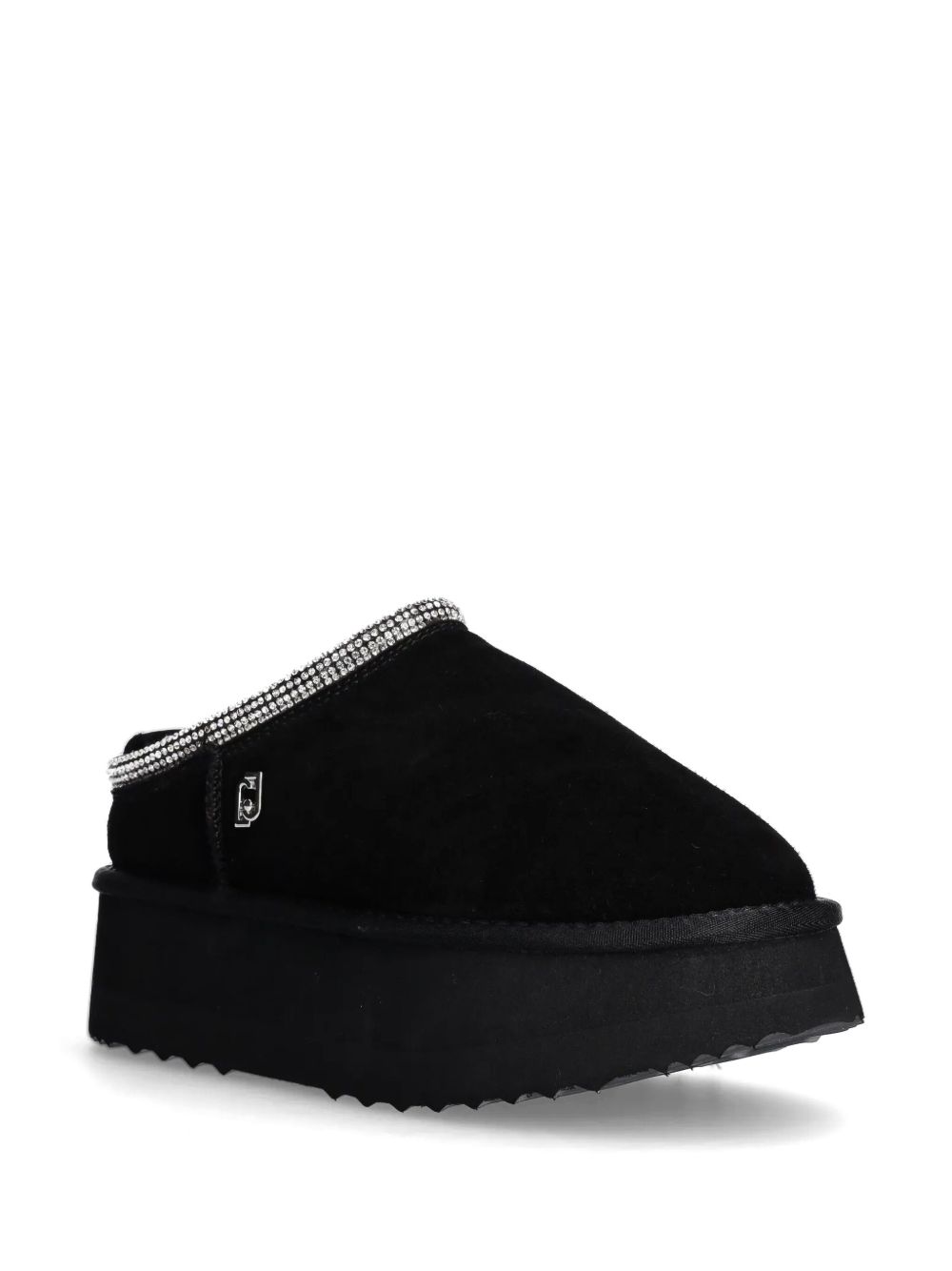 LIU JO suede slippers - Zwart