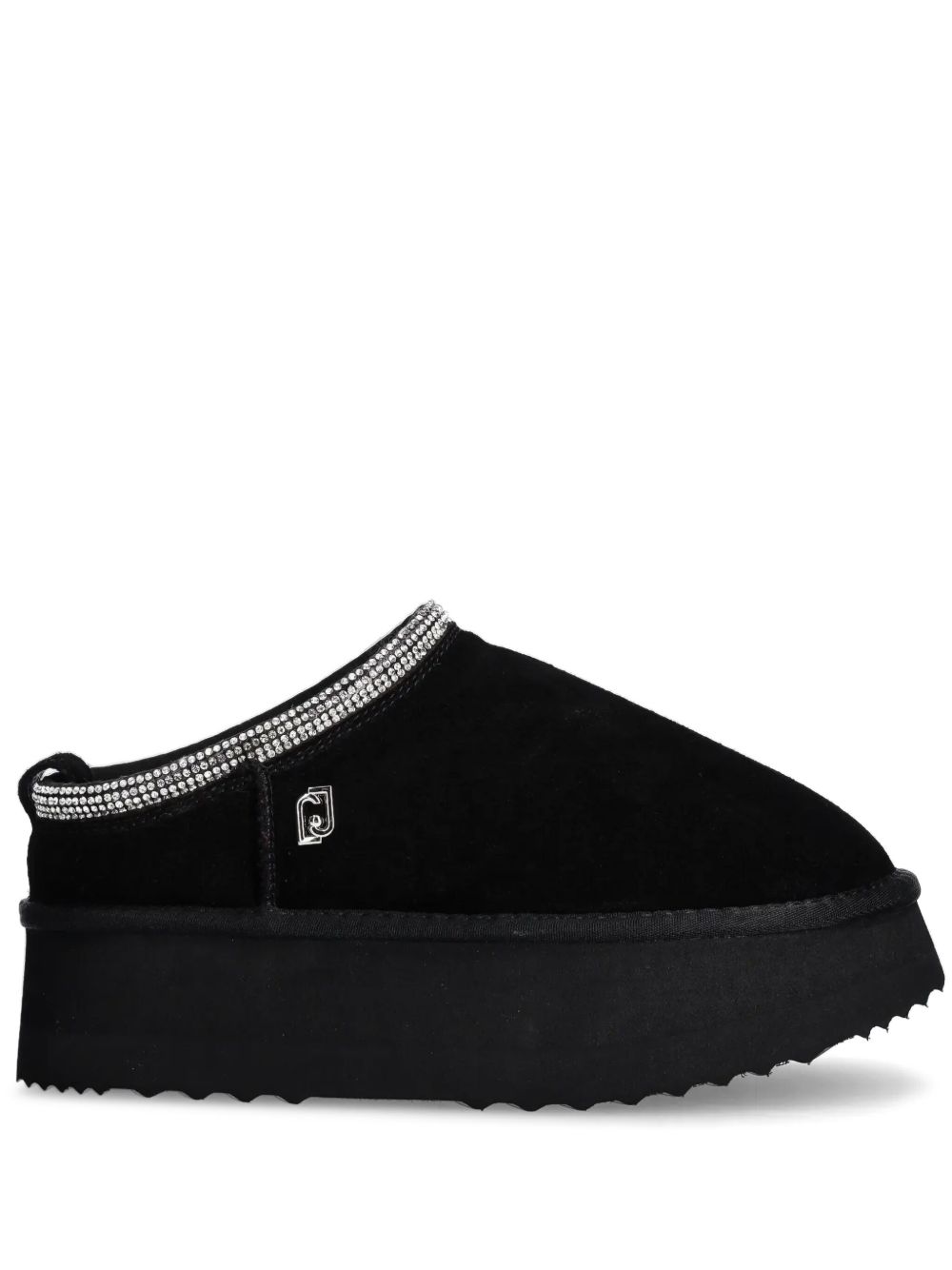 LIU JO suede slippers – Black