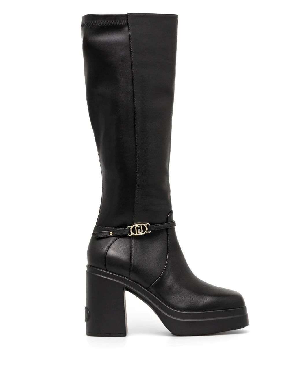 LIU JO logo-plaque boots Black