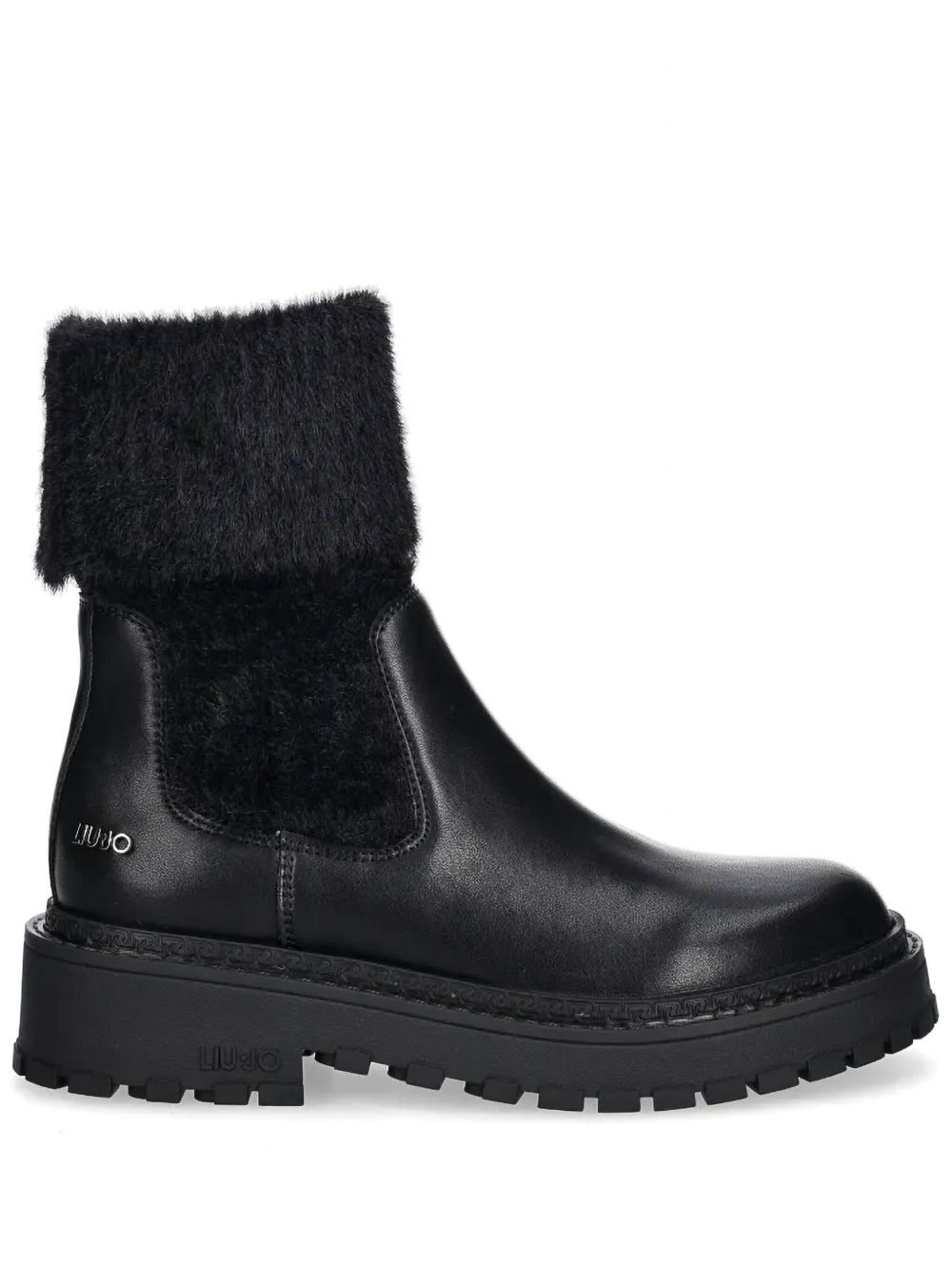 LIU JO sock-style ankle boots Black