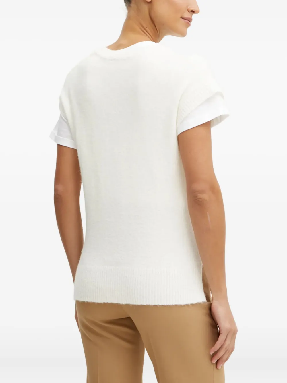Liu •jo V-neck Vest In White