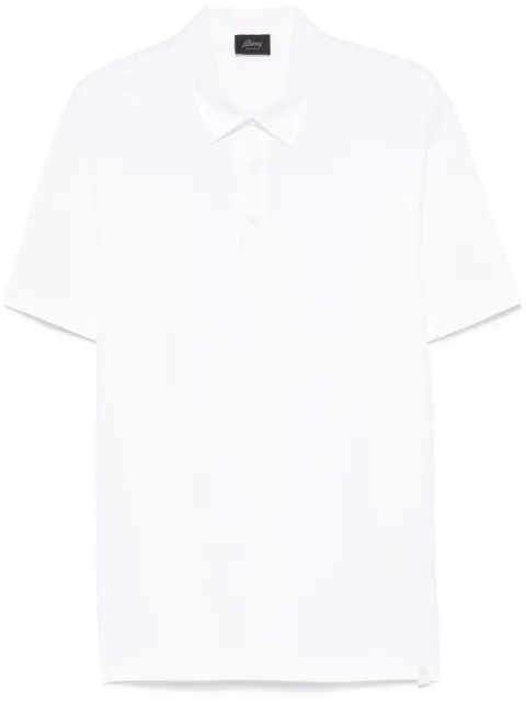 Brioni piqué cotton polo shirt 