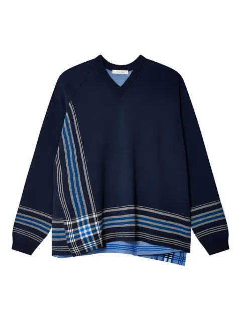 Craig Green striped V-neck sweater