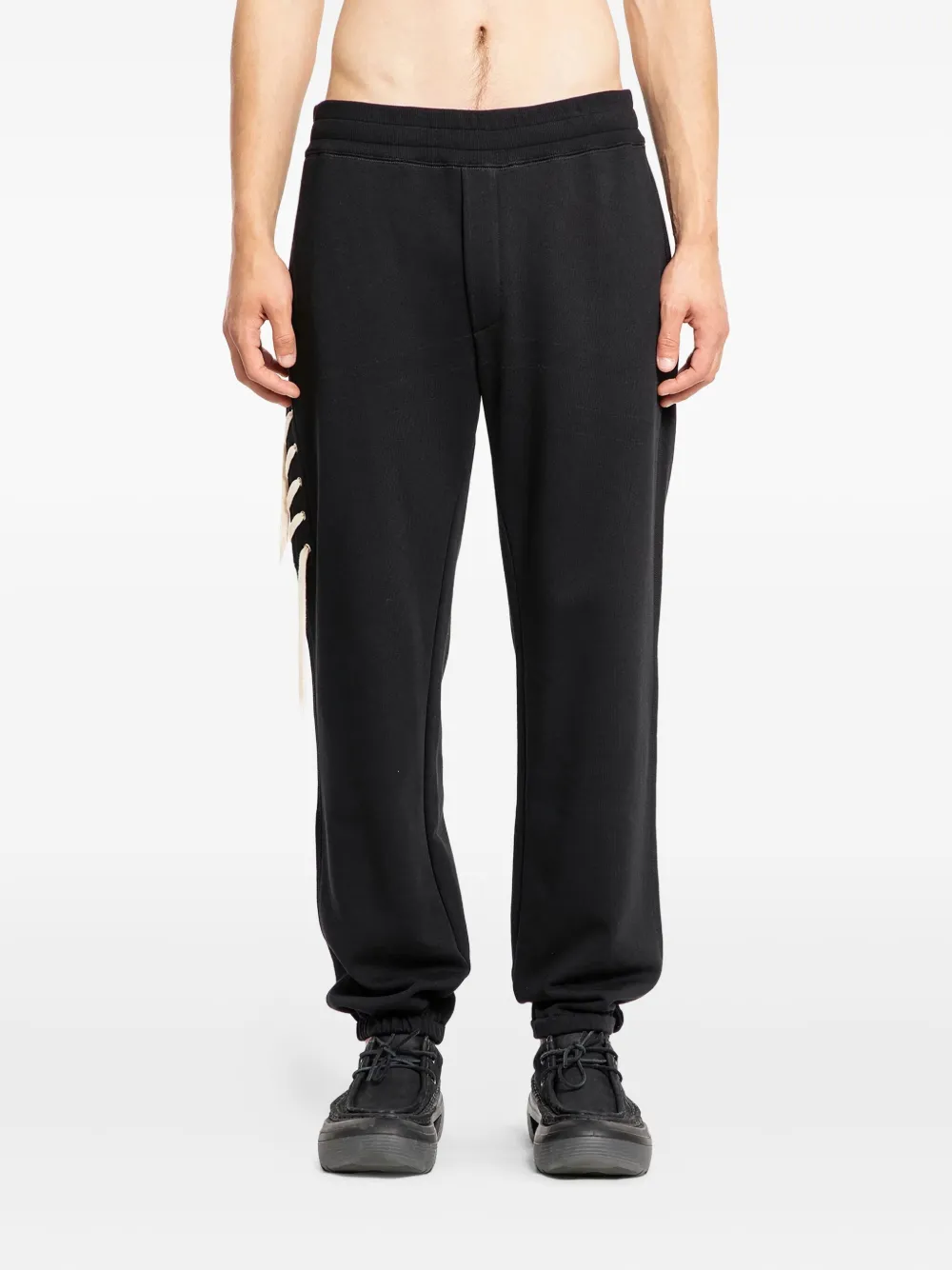 Craig Green lace-insert track pants | Preto | Image 1