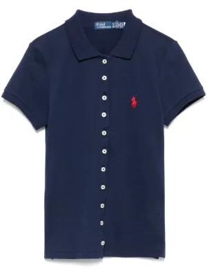 Polo Ralph Lauren Big Pony Polo Shirt | Blue | FARFETCH OM